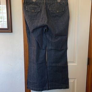 Trouser style side leg jeans